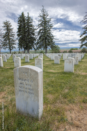 Cemetery at Little bighorn. photo