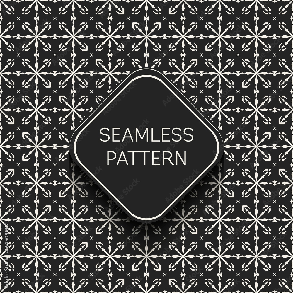 Abstract concept vector monochrome geometric pattern. Black and white minimal background. Creative illustration template. Seamless stylish texture. For wallpaper, surface, web design, textile, decor. Abstract concept vector monochrome geometric pattern. Black and white minimal background. Creative illustration template. Seamless stylish texture. For wallpaper, surface, web design, textile, decor.