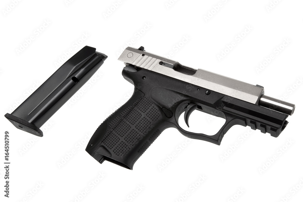 Pistol isolated on white Pistol isolated on white