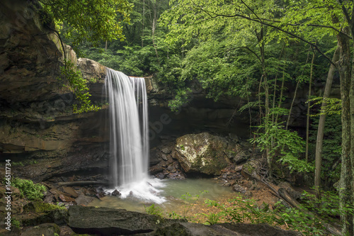 Cucumber Falls - Waterfall in Ohiopyle State Park  Pennsylvania