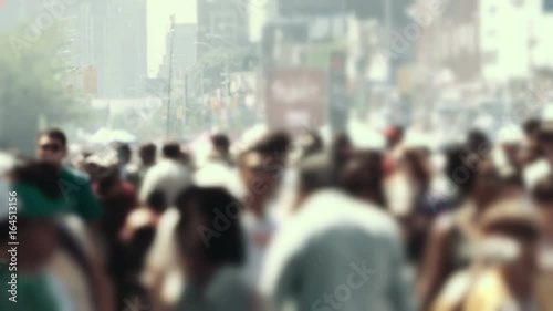 Wallpaper Mural Large anonymous crowd with no discernible faces. Torontodigital.ca