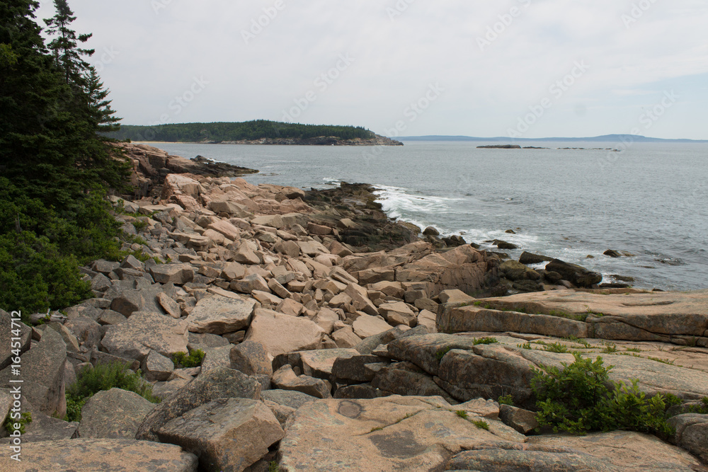 Rocks on the Beach in Acadia National Park, Maine