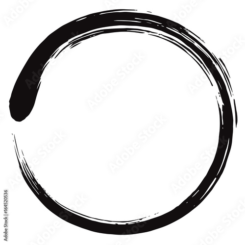  Minimalistic Enso Zen Circle Vector photo