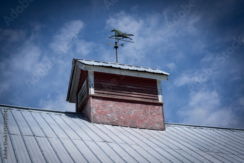 Barn cupola and weather vane
