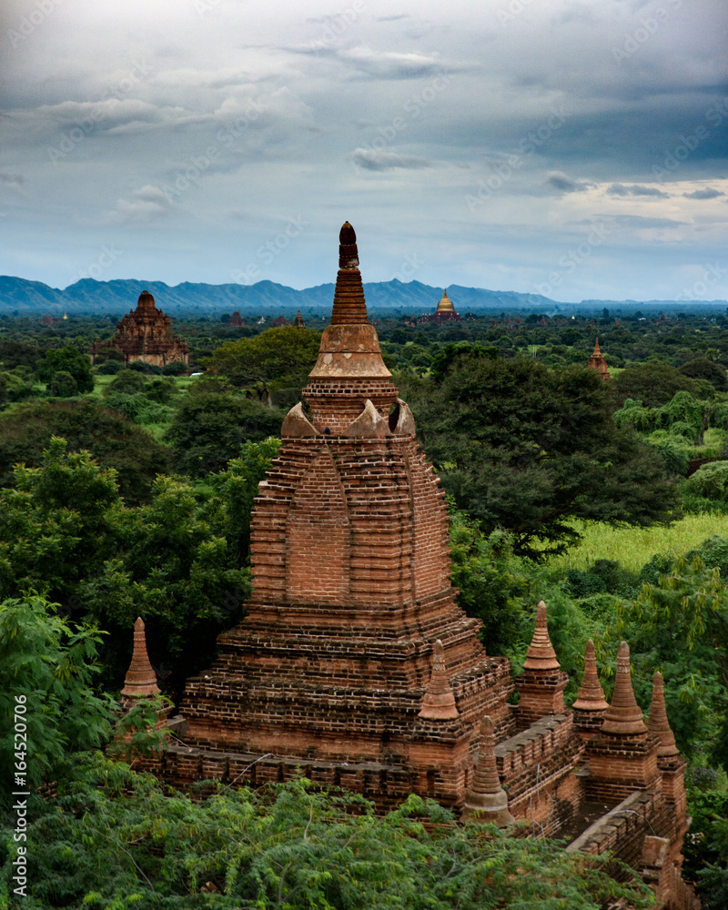 Ancient temples in Bagan, Burma, Myanmar