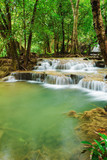 Level 7 of Huay Mae Kamin waterfall in Khuean Srinagarindra National Park, Kanchanaburi, Thailand