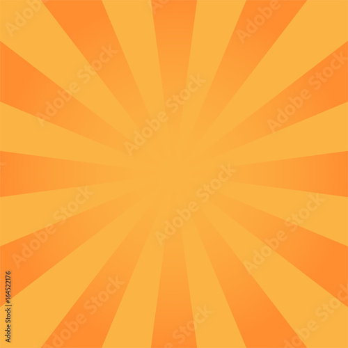 Orange and yellow sunburst abstract background