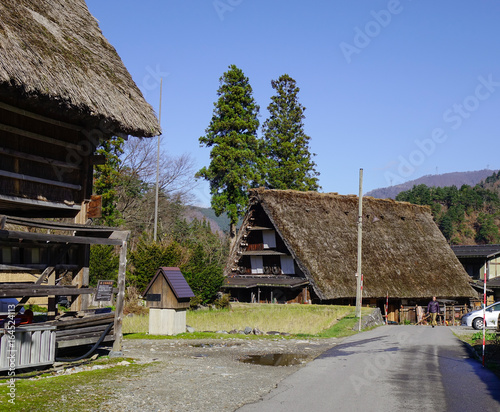 Traditional Japanese village Shirakawago photo