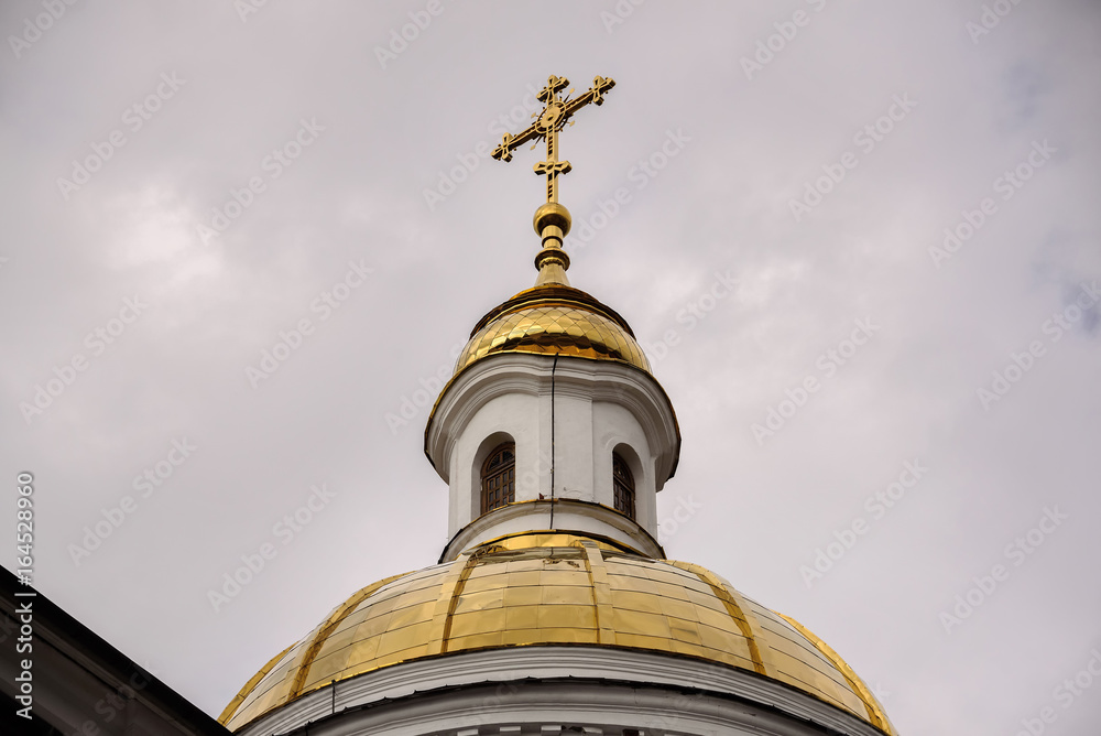 Domes of the Resurrection of the Church, Vitebsk, Belarus, June 2017