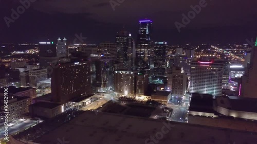 Wallpaper Mural Downtown skyline at night  Torontodigital.ca