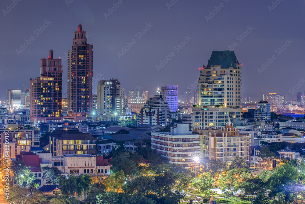 Fototapeta premium View Bangkok Business District / Thailand