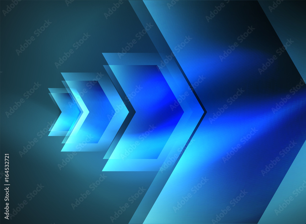 Digital technology glowing arrows Digital technology glowing arrows