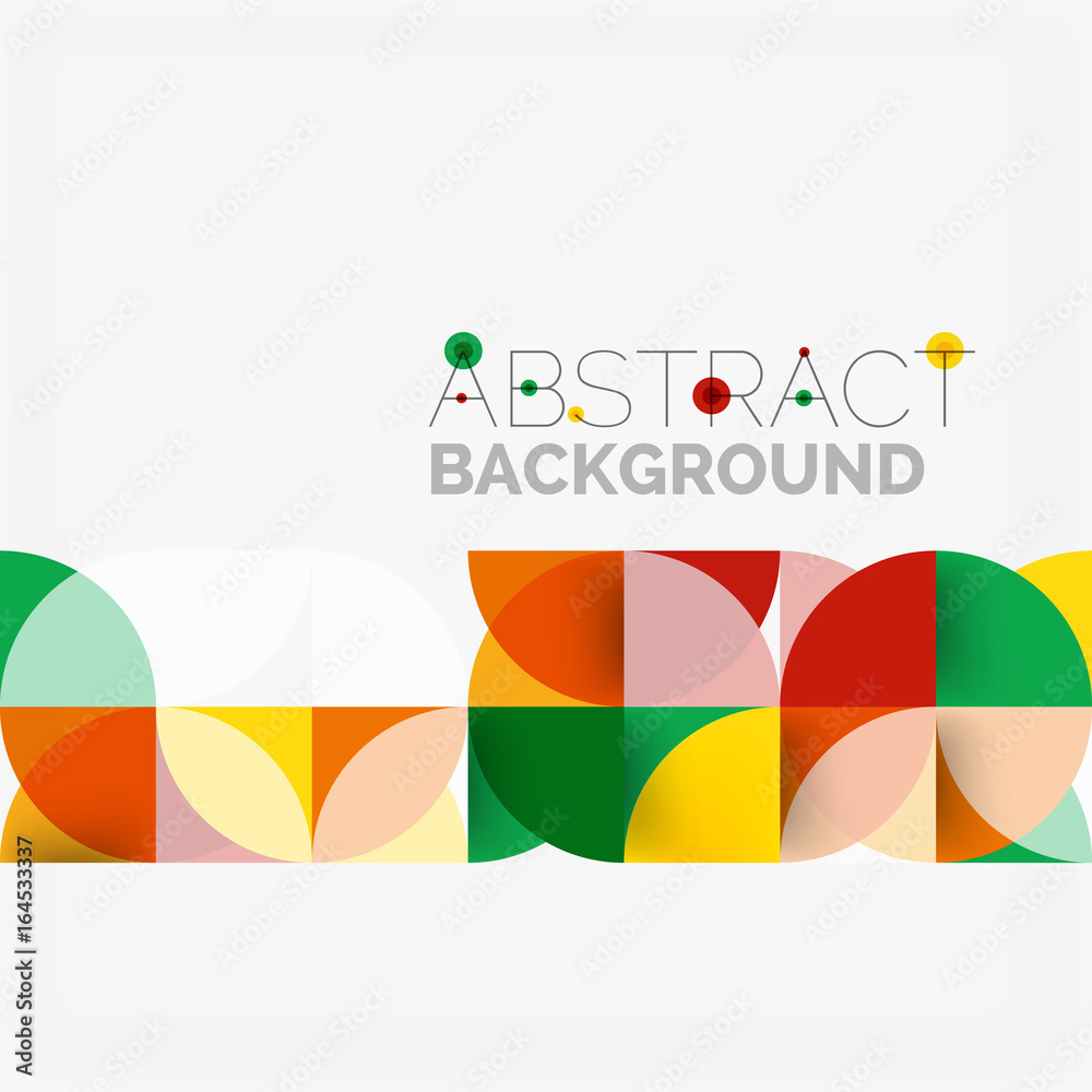 Modern geometrical abstract background circles Modern geometrical abstract background circles