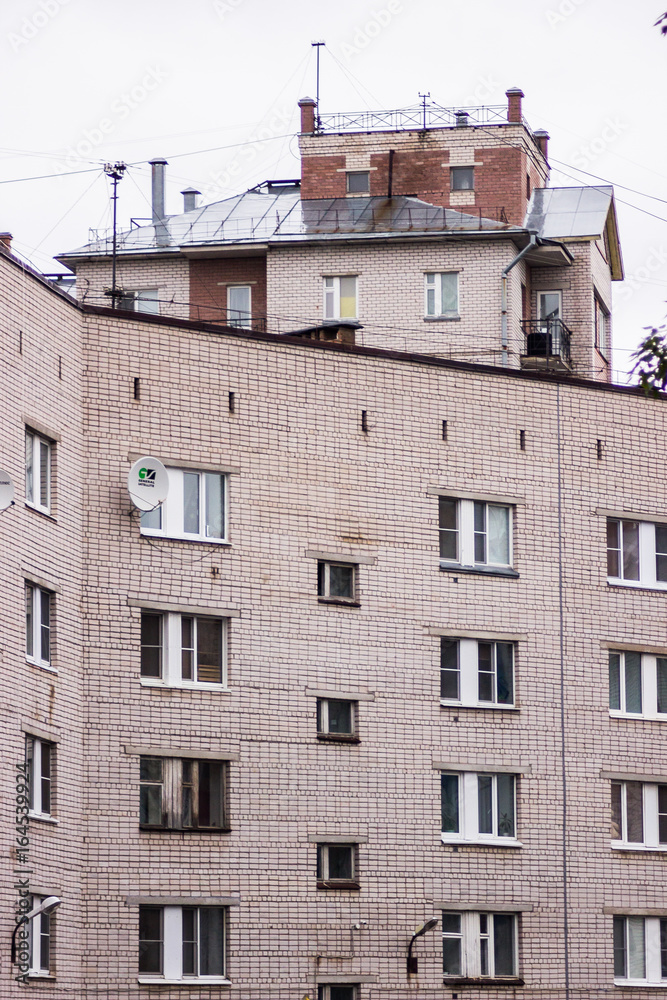 two russian blocks of flats