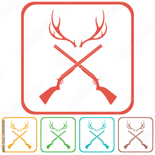 Hunting club logo icon