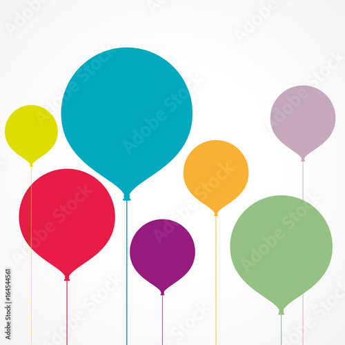 ballons colorés