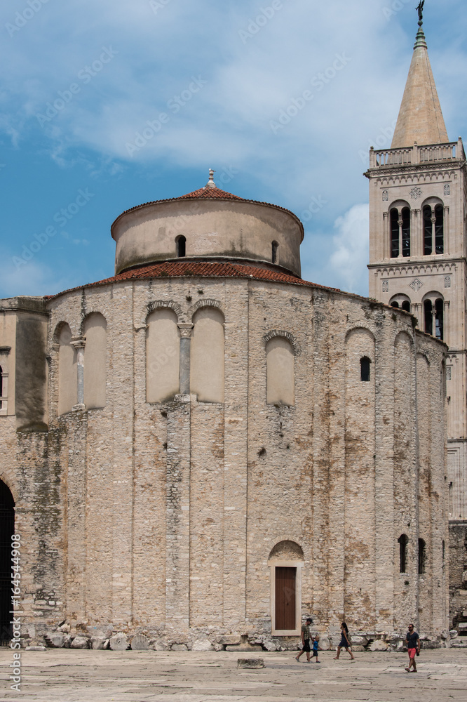 cathédrale fortifiée de Zadar en Croatie