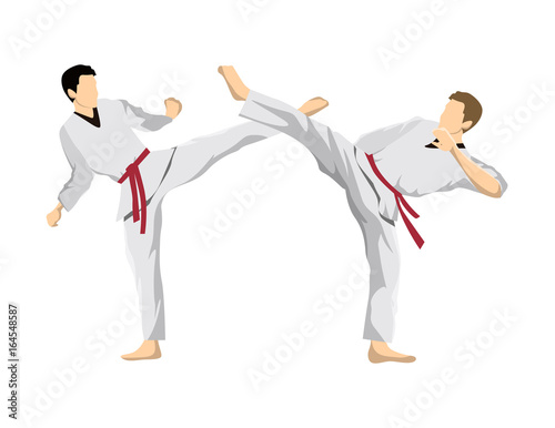 Taekwondo sport athlete.