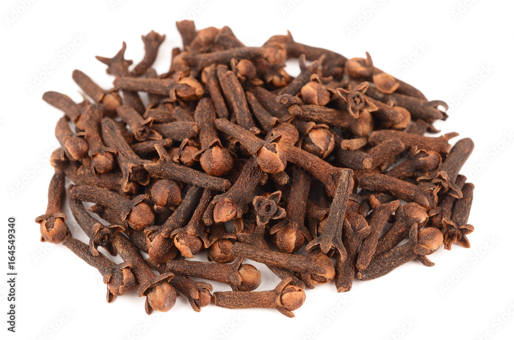 cloves on a white background