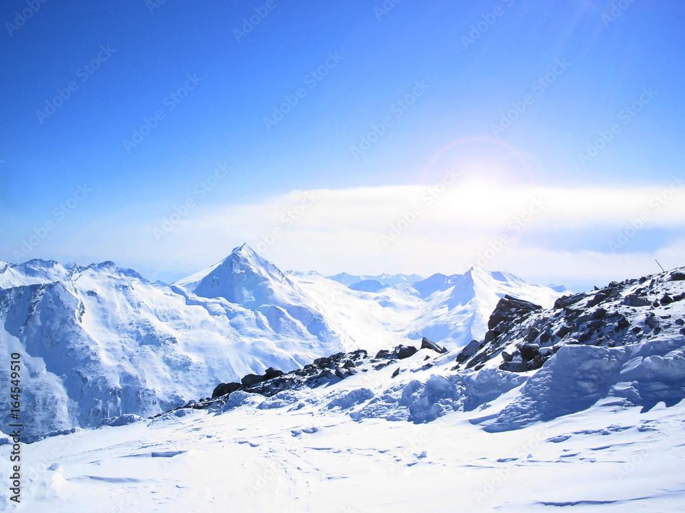 Schweizer Berge im Winter