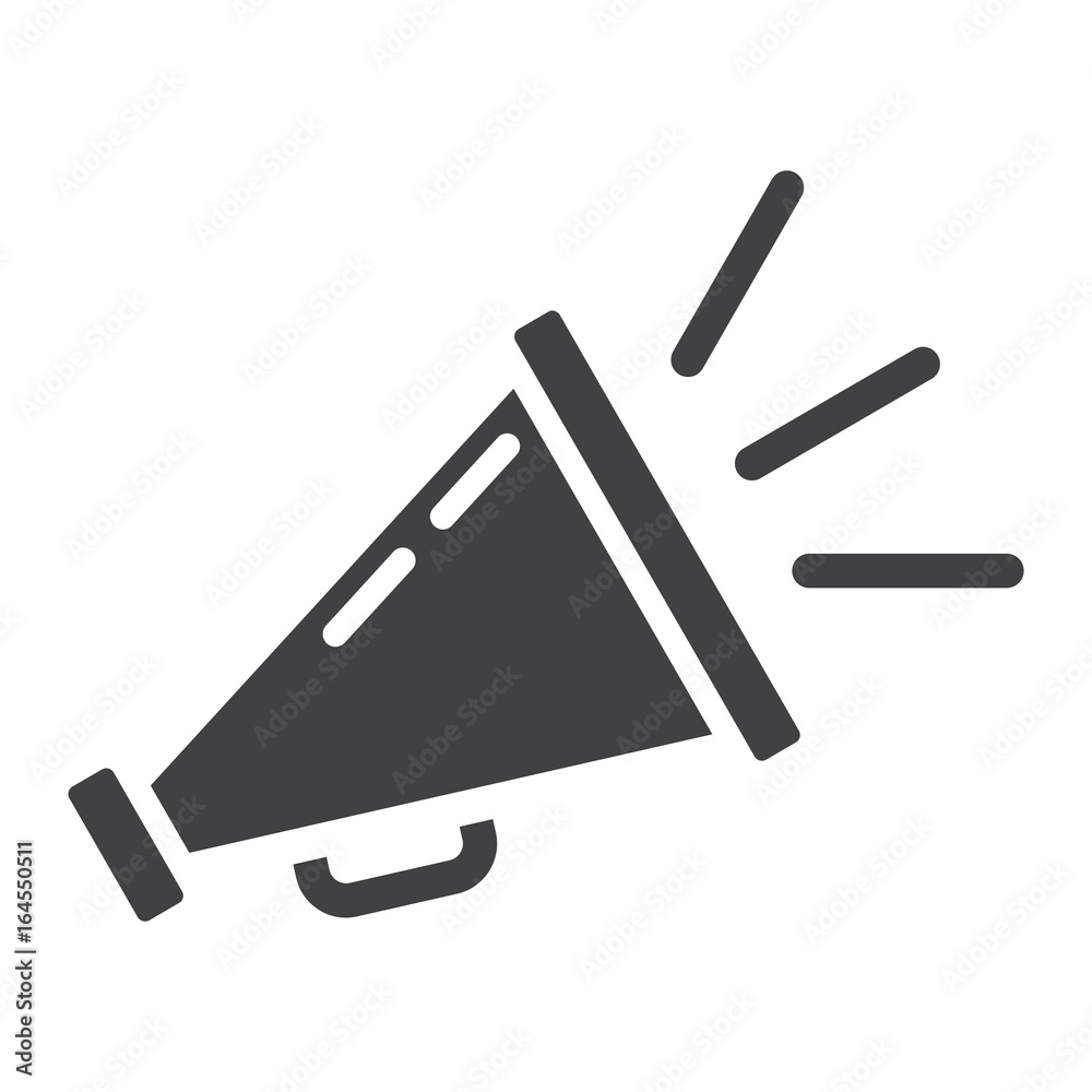 Promotion solid icon, business and loudspeaker, vector graphics, a glyph pattern on a white background, eps 10. Promotion solid icon, business and loudspeaker, vector graphics, a glyph pattern on a white background, eps 10.