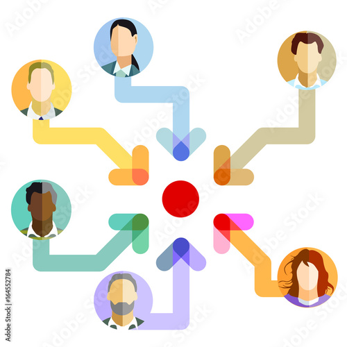 Team Ziel Entwicklung, symbol illustration