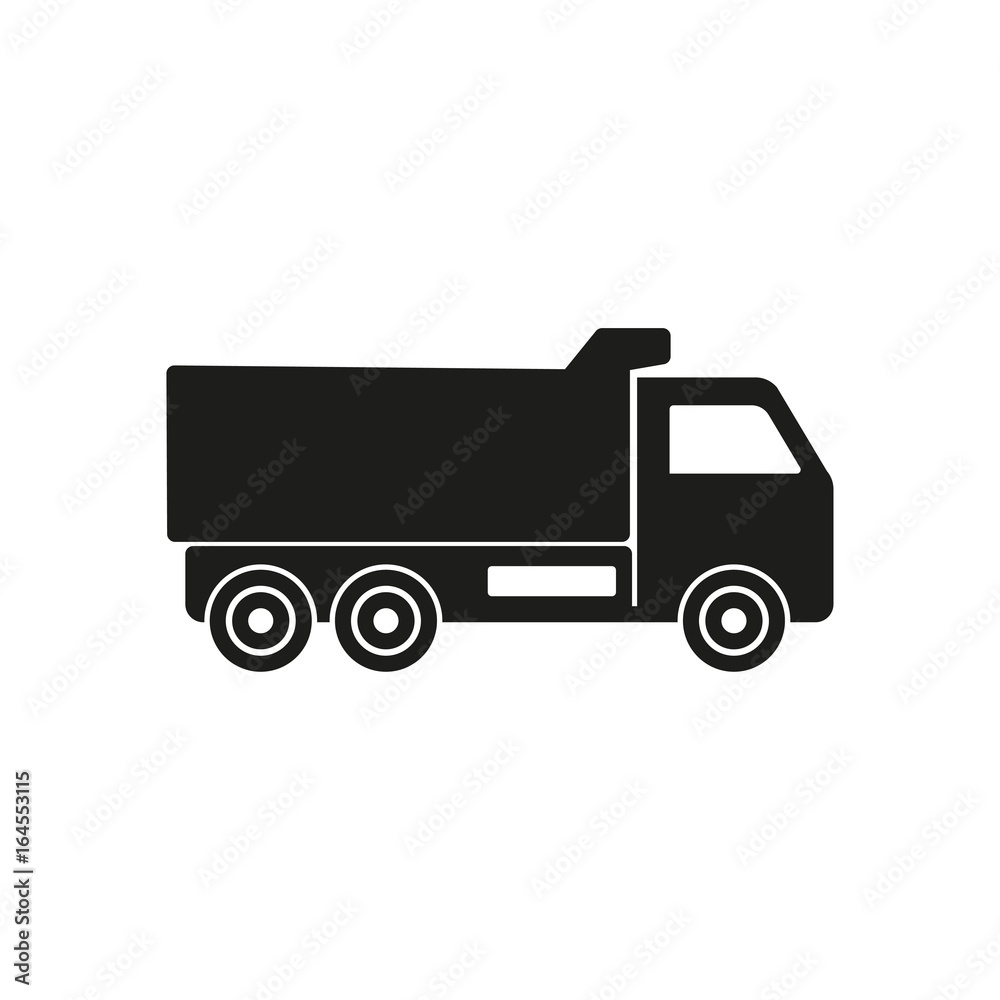Truck - vector icon.