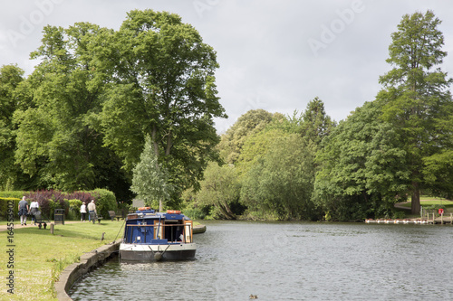 Footpath alongside River; Stratford Upon Avon; England