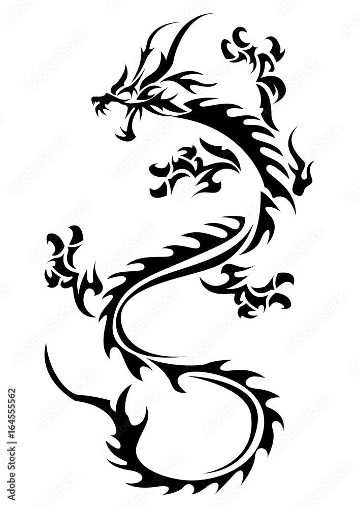 tribal dragon tribal dragon