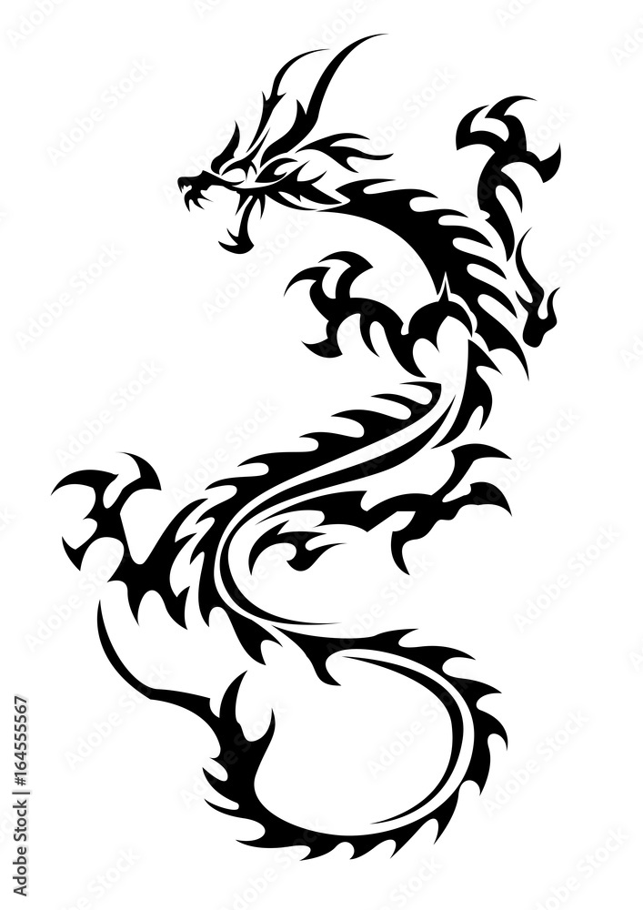 tribal dragon
