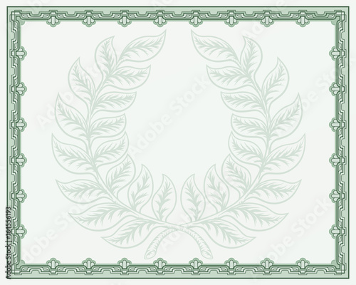 Laurel Wreath Certificate B...