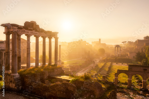 Roman Forum, Rome's historic center, Italy