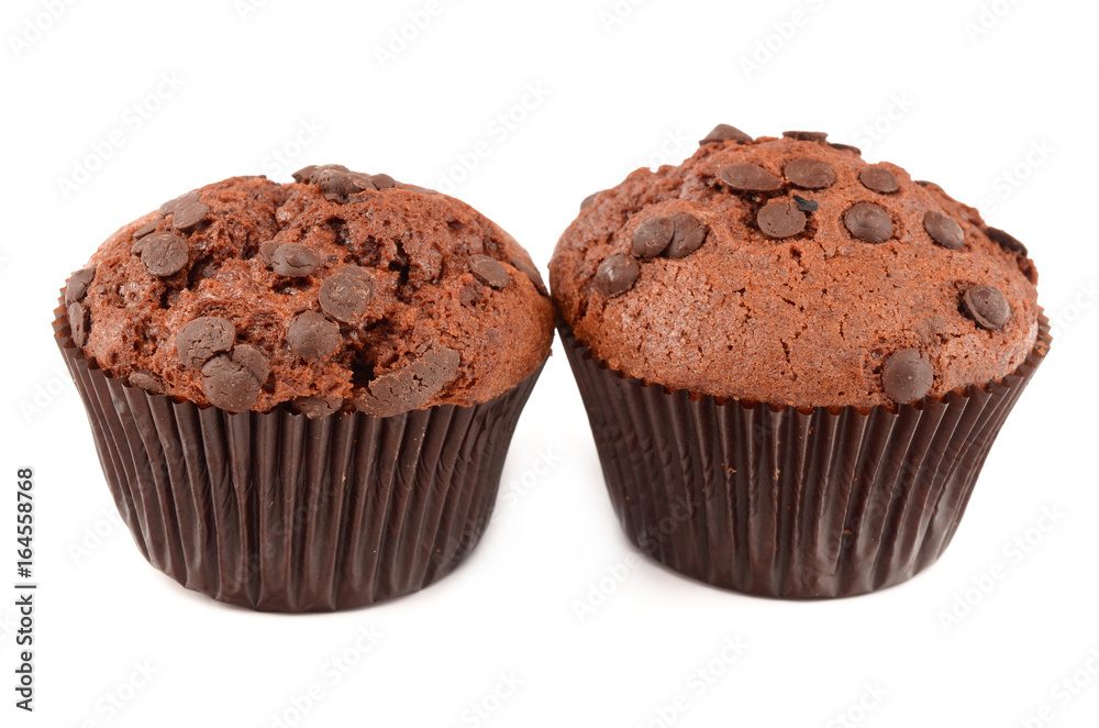 muffins on white background muffins on white background