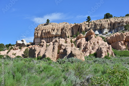 Rocks at Spring Valley National Park in Nevada.
