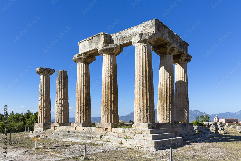 Temple of Apollo, Ancient Corinth, Greece, Europe