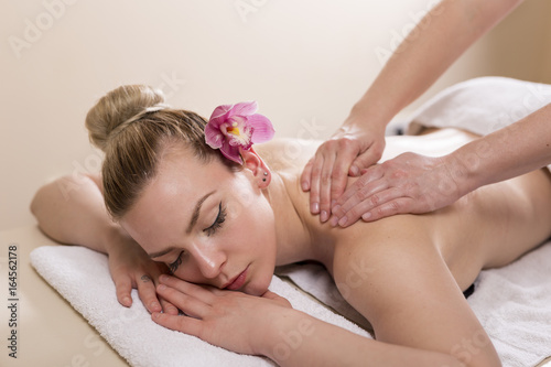 Relax back massage