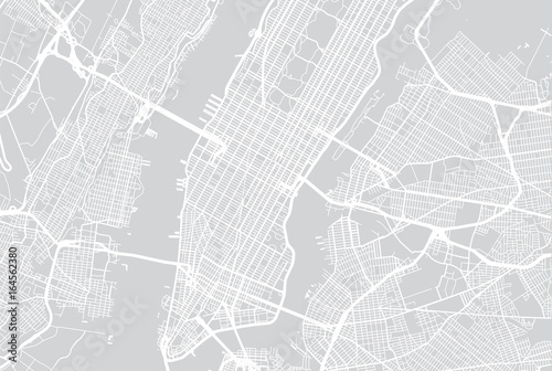 Vector city map of New York  photo