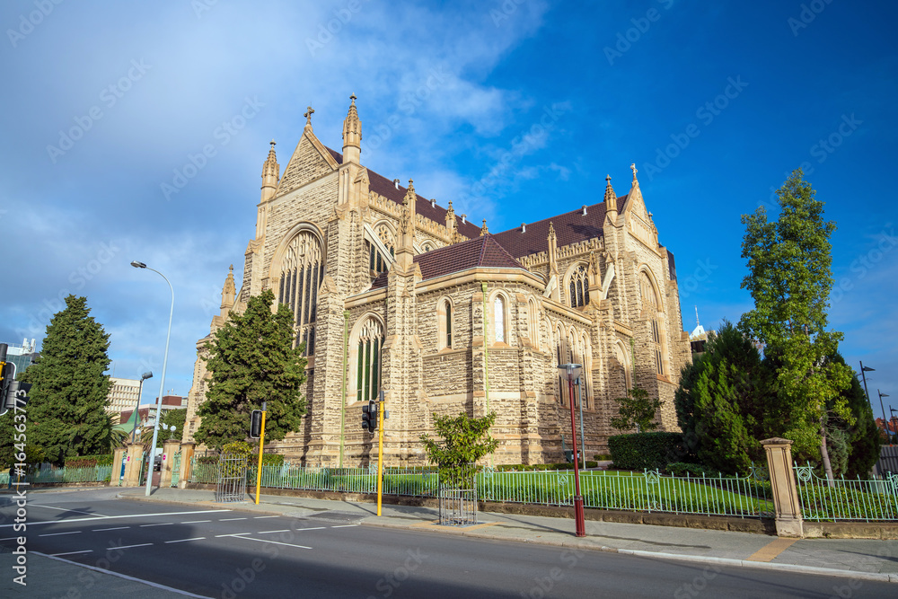 St Mary's Cathedral in downtown Perth