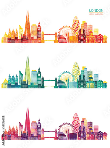 London skyline. Vector illustration