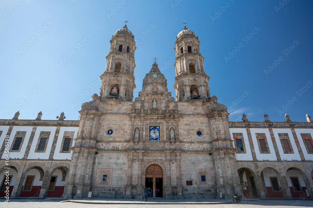 Plaza de las Americas and church, Zapopan, Guadalajara, Mexico