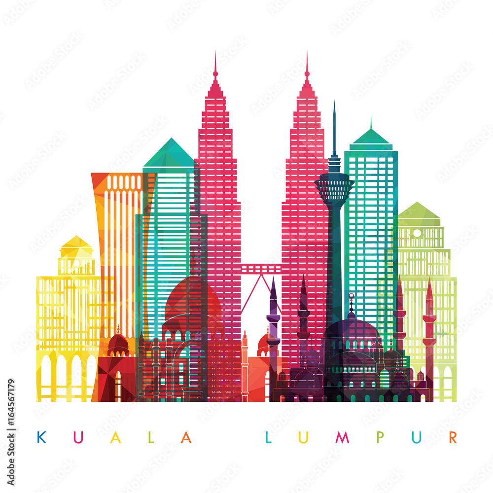 	
Kuala Lumpur detailed silhouette. Vector illustration