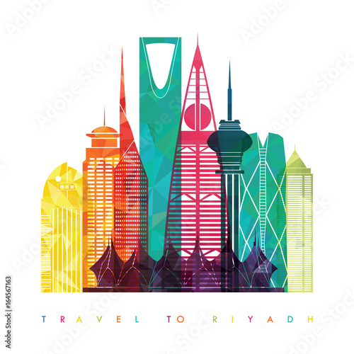 Riyadh skyline. Vector illustration