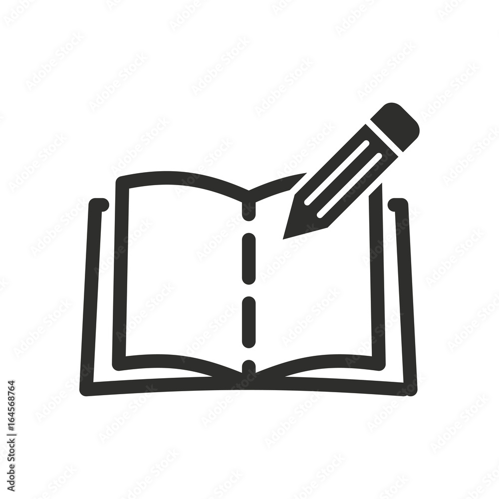 Book - vector icon. Book - vector icon.