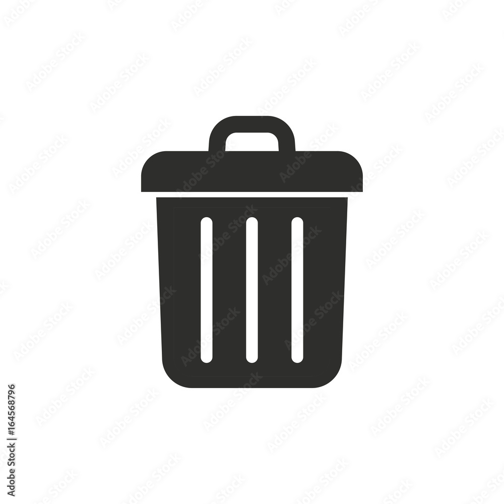 Bin - vector icon. Bin - vector icon.