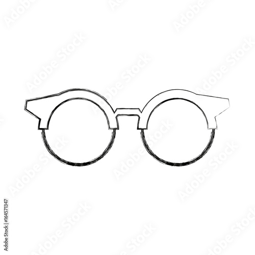 round glasses or reading eyeglasses classic style