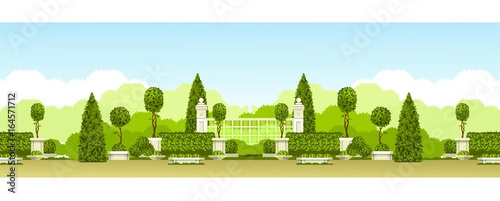 Public park panoramic