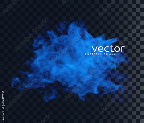 Vector illustration of smoky shape.