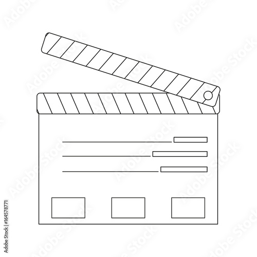 film maker clapper board action icon