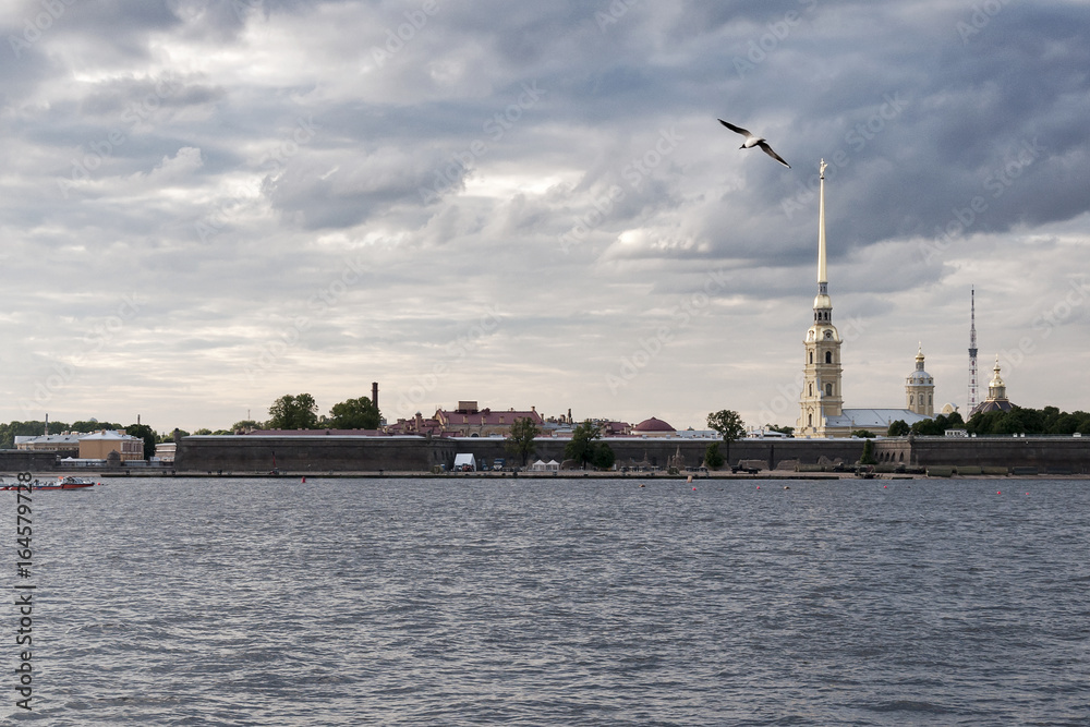 White nights in St. Petersburg