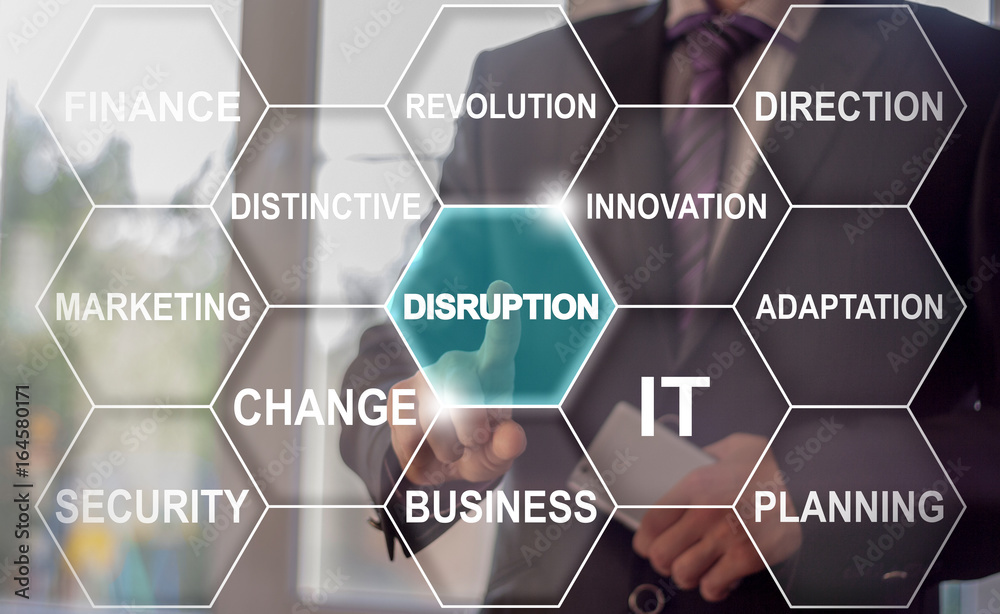 Photography Disruption Cloud Tag Business concept